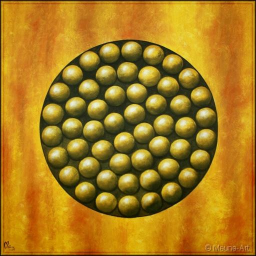 Area 52 Acryl auf Leinwand;
120 x 120 cm